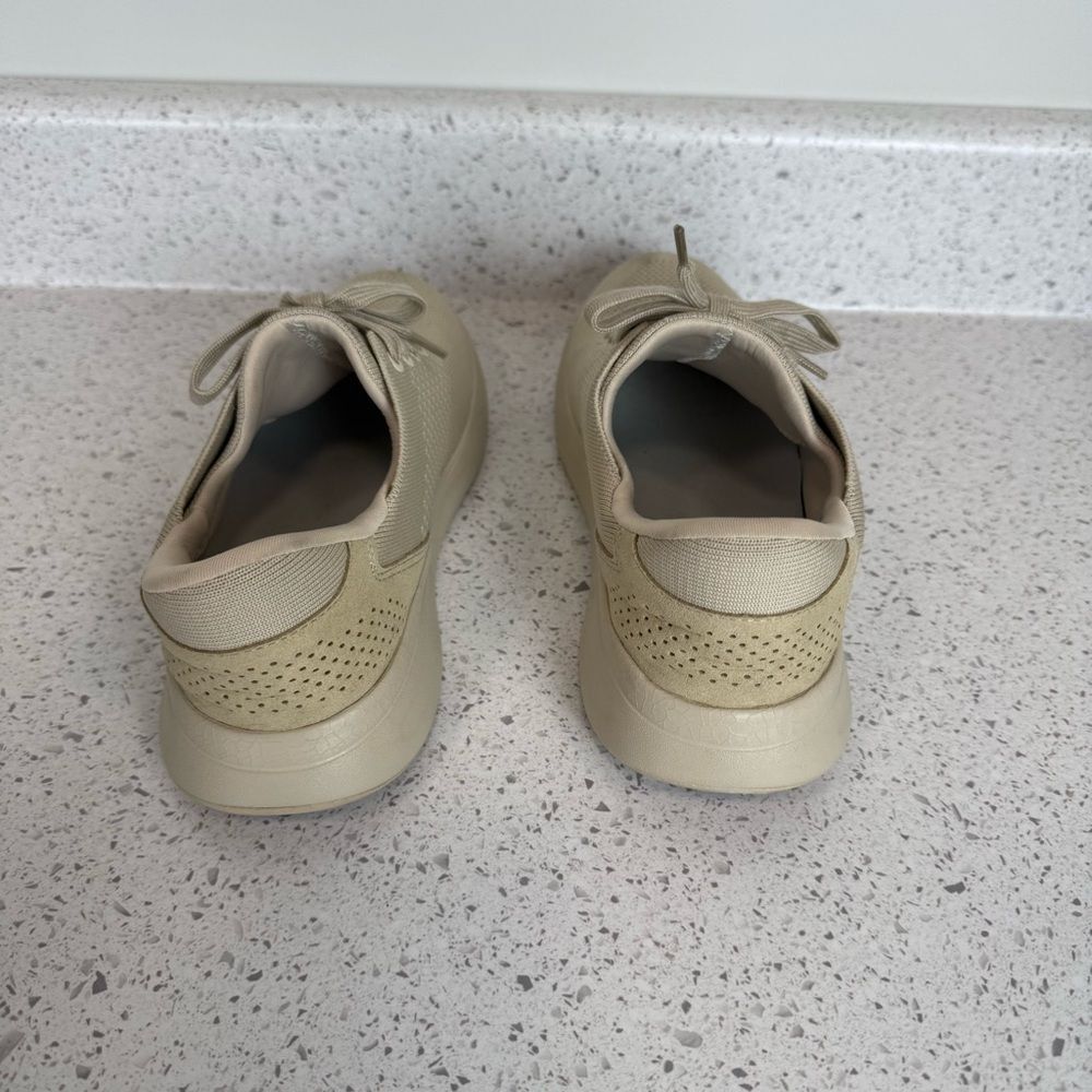Kizik Lima Shoes Size Women's 8 Wide Men's 6.5 Wide Cream Beige - Picture 5 of 8